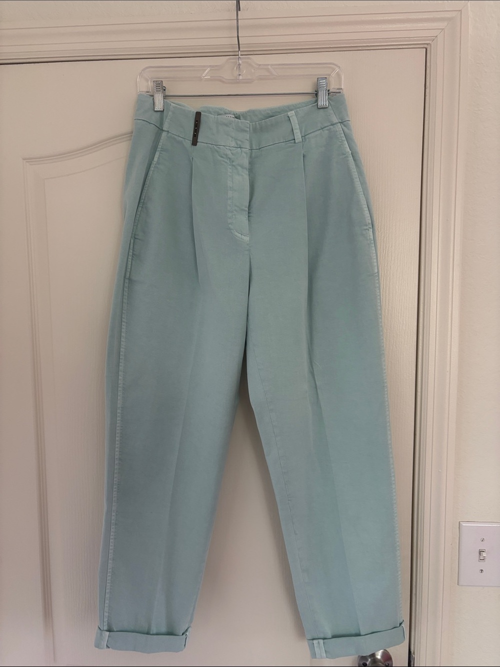 Peserico Mint Green Trousers